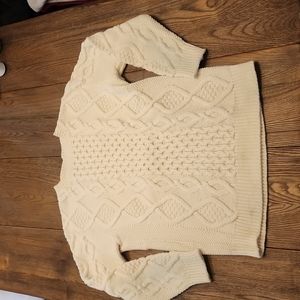 Traditional Irish Fisherman Sweater Size XL